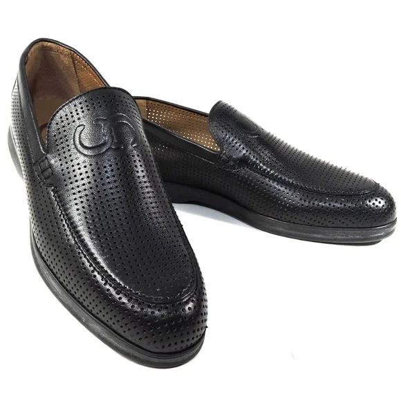 Casadei | Shoes | Casadei Mens Black Soft Leather Comfort  display picture 1